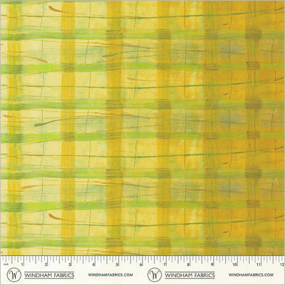 Cotton Plaid Fabric Yuzu 43/44"