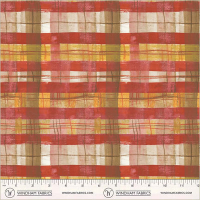 Cotton Plaid Fabric 43/44" Garage Sale Plaid