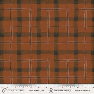 Cotton Plaid Currant Fabric by the Yard