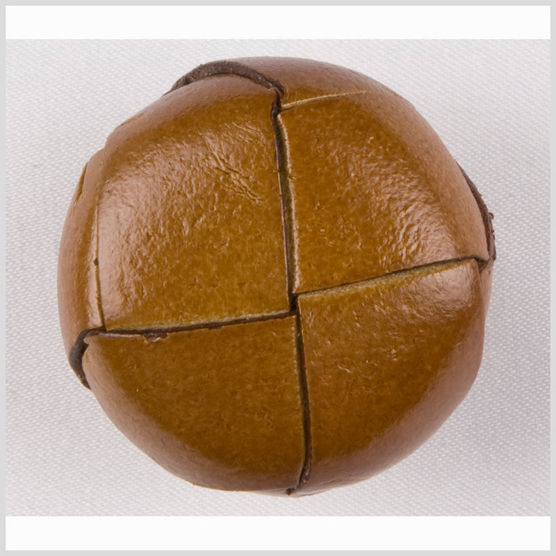 Natural Leather Button - 32L/20mm