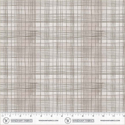 Cotton Plaid Seashell Fabric by the Yard