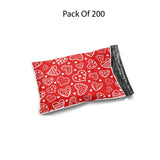Poly Bag Mailer 10" x 13" Glossy Multi Design Envelopes | Premium Plastic Mailing & Courier Bags