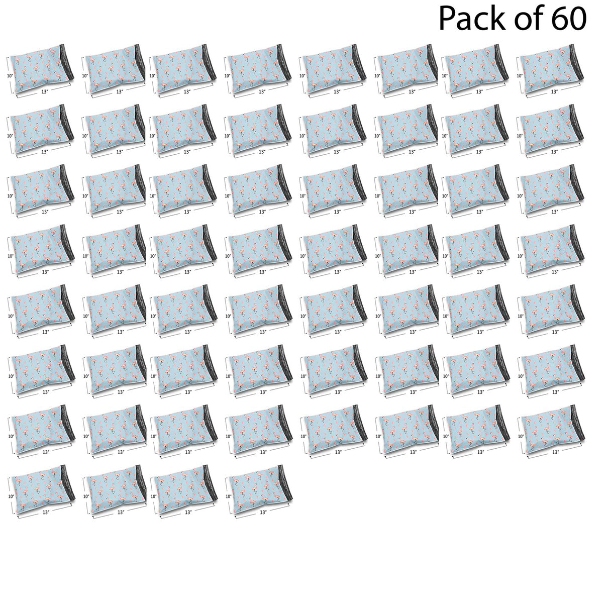 Design Poly Mailer Envelopes 10" x 13" Glossy Multi Pack & Design