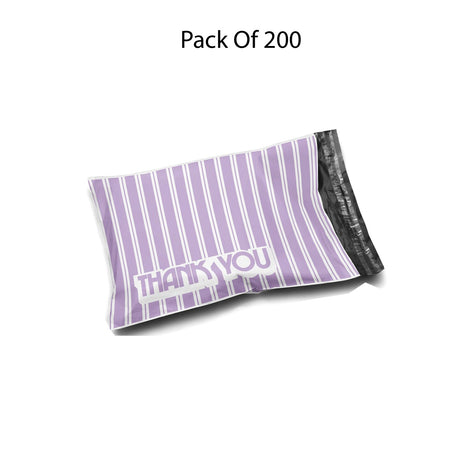 Poly Bag Mailer 10" x 13" Glossy Multi Design Envelopes | Premium Plastic Mailing & Courier Bags