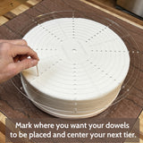 CakeSafe Round & Square Tier Ruler Set