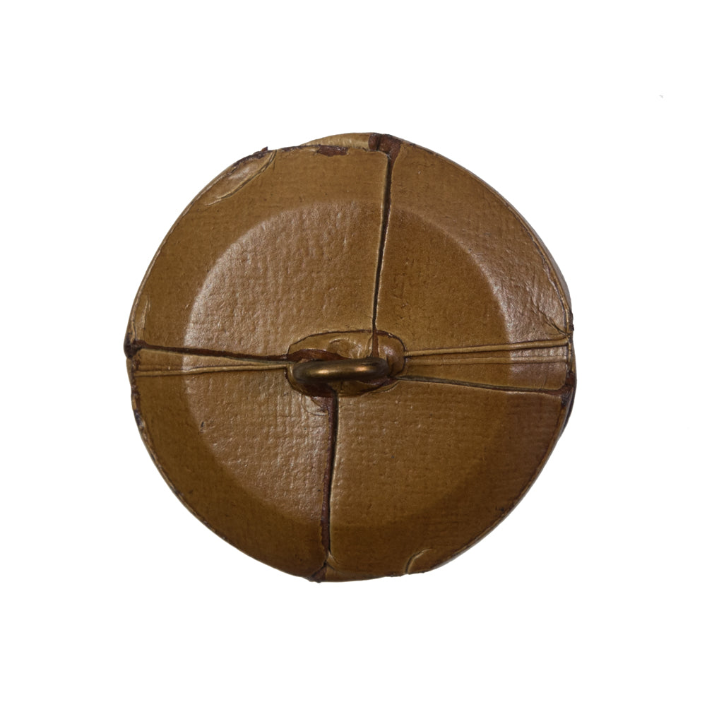 Natural Leather Shank Back Button - 40L/25.5mm