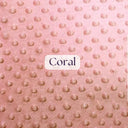 Tela de felpa ultra suave Minky Dot de 1 yarda, 100% poliéster para manualidades, 60 pulgadas de ancho