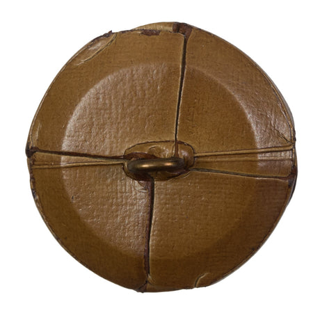 Natural Leather Shank Back Button - 54L/34mm