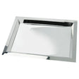 Eastern Tabletop Rectangular Brooklyn Tray - 15-1/2" x 9-1/2" Inside dim., Stainless Steel
