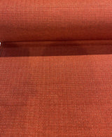 Sampson Chenille Performance Polypropylene Fabric - Sangria Rust Red, Solid Upholstery, 58" Width (1 Yard)