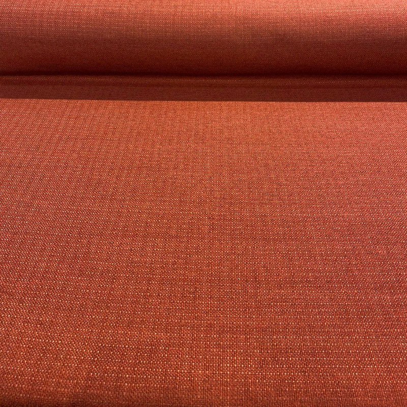 Sampson Chenille Performance Polypropylene Fabric - Sangria Rust Red, Solid Upholstery, 58" Width (1 Yard)