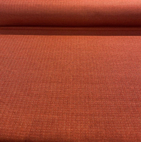 Sampson Chenille Performance Polypropylene Fabric - Sangria Rust Red, Solid Upholstery, 58" Width (1 Yard)