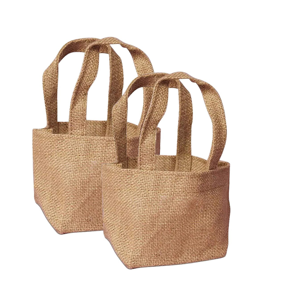 Natural Jute Handle Bags 4 '' X 4 ''