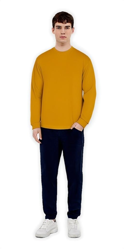 Gildan® Heavy Cotton Crewneck Long Sleeve T-Shirt