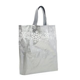 Printed Snowflake LDPE Bags 16” x 6” x 15” Holiday Packaging