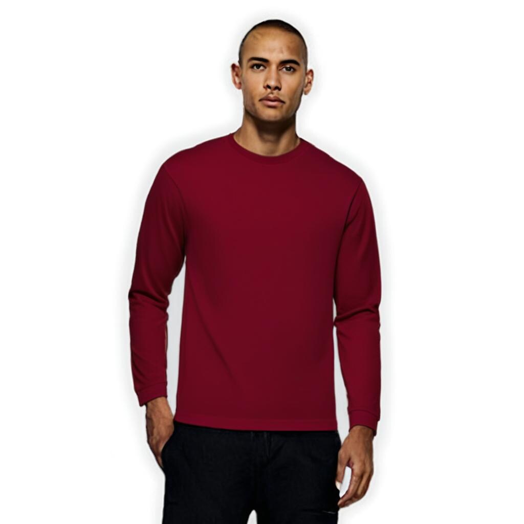 Gildan® Heavy Cotton Crewneck Long Sleeve T-Shirt