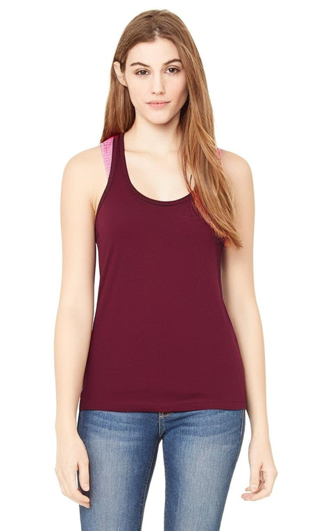 BELLA + CANVAS® Women Jersey Racerback Scoop neck Tank Top