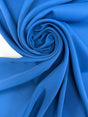Blue Polyamide Elastane Twill