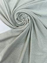 Viscose Lurex Knitted Fabric Silver