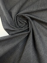 Cotton Checked Houndstooth Fabric