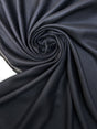 Polyester Cotton Jacquard Suiting Fabric Blue Black