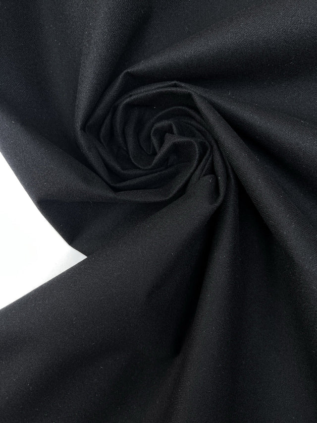 Wool Twill Coated Bonded White Blue Shades