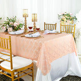 Rectangular Lace Tablecloth Elegant Table Overlay