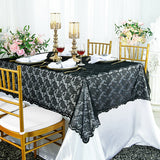 Rectangular Lace Tablecloth Elegant Table Overlay