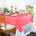 Rectangular Lace Tablecloth Elegant Table Overlay