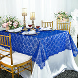 Rectangular Lace Tablecloth Elegant Table Overlay
