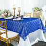 Rectangular Lace Tablecloth Elegant Table Overlay
