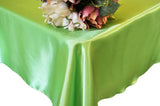 Rectangular Satin Tablecloth 54x108 Apple Green