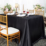 Rectangular Satin Tablecloth Seamless Silky Finish