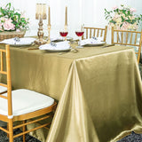 High?Quality Satin Rectangular Tablecloth – Glossy Look