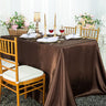 Elegant Satin Rectangular Tablecloth Seamless Finish