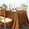 Rectangular Satin Tablecloth Seamless Silky Finish