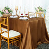 Elegant Satin Rectangular Tablecloth Seamless Finish