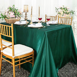 Rectangular Satin Tablecloth Seamless Silky Finish