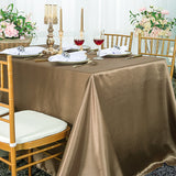 Rectangular Satin Tablecloth Seamless Silky Finish