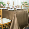 Heavy Duty Satin Round Tablecloth – Seamless Design