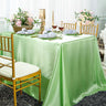 Elegant Satin Rectangular Tablecloth for Dining & Events