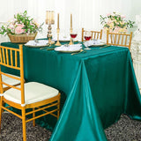 Heavy Duty Satin Round Tablecloth – Seamless Design