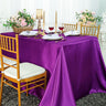 Premium Satin Round Tablecloth – Silky Shine & Strong