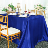 Durable Satin Round Tablecloth – Glossy Event Linen