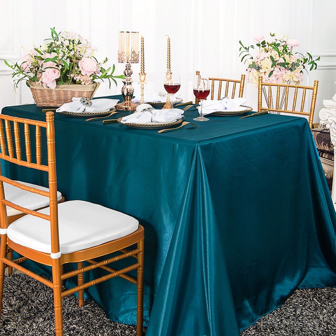 Rectangular Satin Tablecloth 90x156 Serene
