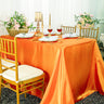 Premium Satin Round Tablecloth – Silky Shine & Strong
