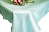 Rectangular Satin Tablecloth 54x108 Baby Blue