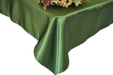 Rectangular Satin Tablecloth 54x108 Clover Green