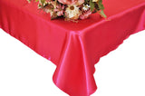 Rectangular Satin Tablecloth 54x108 Fuchsia