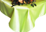 Rectangular Satin Tablecloth Key Lime 54x108